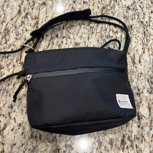 Lululemon Patch Logo Crossbody. Black. Dimensions in pics.
